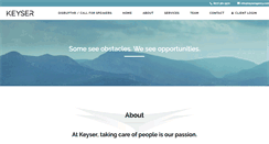 Desktop Screenshot of keyseragency.com
